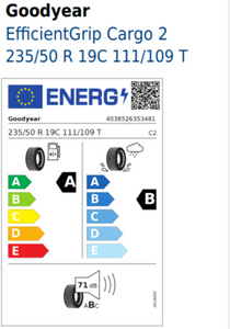 Goodyear EfficientGrip Cargo2 235/50 R19 111 T Demo-Reifen-1 1
