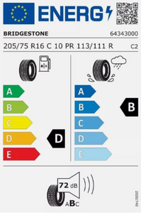 Bridgestone Duravis R660 205/75 R16 113R Demo-Reifen-1 1