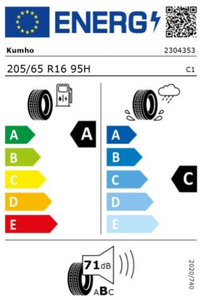 Kumho ECSTA PS71 205/65 R16 95H Demo-Reifen-1 1