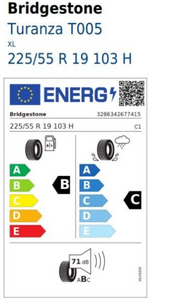 Bridgestone Turanza T005 225/55 R19 103H Demo-Reifen-1 1