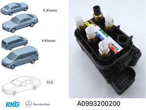 Ventilblock AIRMATIC. E-Klasse, CLS, V-Klasse *A0993200200* Original Mercedes-1 1
