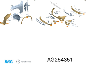 Teilesatz Stossfänger GLC-1 1