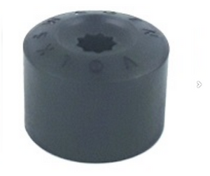 Volkswagen Original Radschraubenkappe schwarz mit VW Schriftzug-1 1