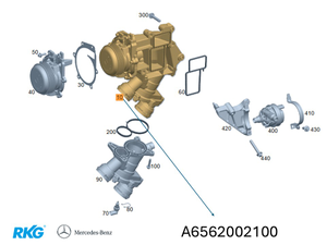 Wasserpumpe OM656. *A6562002100* Original Mercedes-Benz-1 1