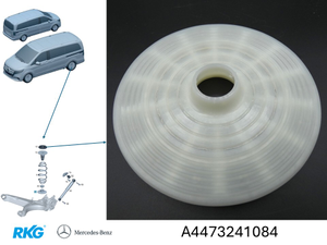Federbeilage hinten, oben. V-Klasse. *A4473241084* Original Mercedes-Benz-1 1