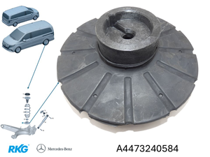 Federbeilage hinten, unten. V-Klasse *A4473240584* Original Mercedes-Benz-1 1