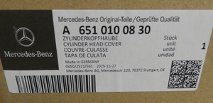 Ventildeckel OM651. C-Klasse, E-Klasse, CLS, Sprinter. *A6510100830* Original MB-10 10