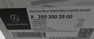Thermostat OM260. CLA, A-Klasse, B-Klasse, GLA, GLB. *A2602002900* Original-8 8