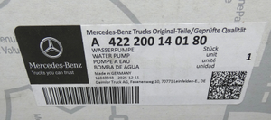 Wasserpumpe Actros. *A4222001401* Original Mercedes-Benz-10 10