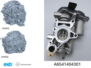 AGR-Ventil. C-Klasse 205, E-Klasse, S-Klasse, GLC *A6541404301* Original MB-1 1