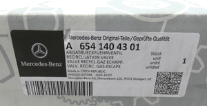 AGR-Ventil. C-Klasse 205, E-Klasse, S-Klasse, GLC *A6541404301* Original MB-7 7