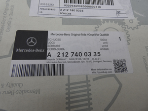 Original Mercedes-Benz Schloss Heckdeckel. E-Klasse W212 T-Modell-7 6