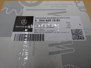 Original Mercedes-Benz Sicherheitsgurt links, ohne Gurtstraffer. Actros, Atego, Axor-6 5