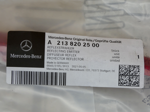 Original Mercedes-Benz Reflexstrahler links. A-Klasse W177, E-Klasse W213, EQC W293-13 8
