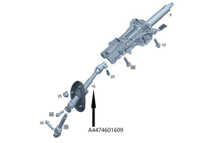 Mercedes-Benz Lenkspindel V-Klasse W447-18 12