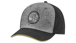 AMG Cap (schwarz / grau melange, Baumwolle)-1 1