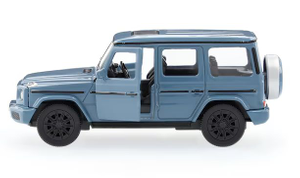 G-Klasse, Geländewagen, W465, Pullback (vintageblau uni, Heinrich Bauer, 1:43)-4 4