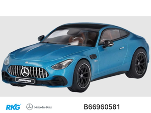 Mercedes-AMG GT 43, C192 (hyperblau, iScale, 1:43)-1 1