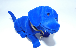 Wackeldackel, klein, blau-2 2