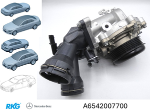 Wasserpumpe C-Klasse 205, GLC 253, CLS 257. OM654 *A6542007700* Original MB-1 1