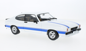 Ford Capri MK II X-Pack, weiss/blau, 1975, 1:18, MCG-2 2