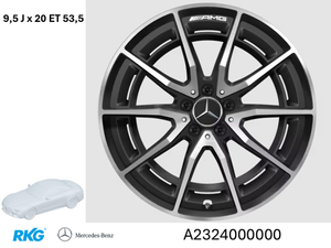 AMG 10-Speichen-Rad, 50,8 cm (20 Zoll). AMG-SL W232 *A2324000000* Original MB-1 1