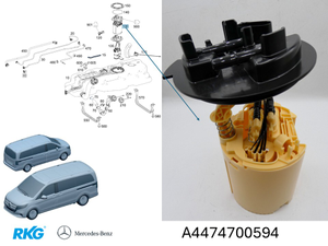 Fördereinheit Kraftstoff. V-Klasse W447 *A4474700594* Original Mercedes-Benz-1 1