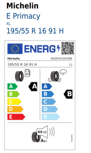Michelin E Primacy 195/55 R16 91 H Demo Reifen-1 1