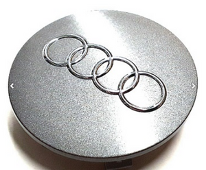Original Audi Nabenkappe / Radnabenabdeckung grau 1 Stück-1 1