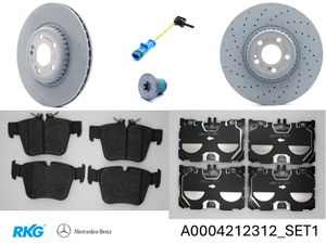 Bremsensatz vorne+hinten GLC. Original Mercedes-Benz-2 1