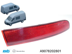 Reflexstrahler links. Sprinter W907. *A9078202801* Original Mercedes-Benz-1 1