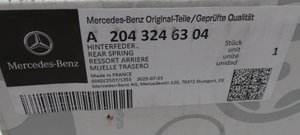 Hinterfeder GLK X204 *A2043246304* Original Mercedes-Benz-12 6