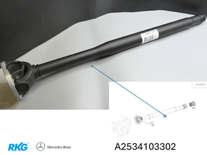 Gelenkwelle, Verteilergetriebe 4Matic. *A2534103302* Original MB-1 1