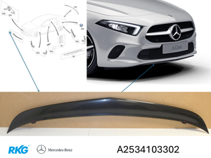 Frontspoiler-Carbon. A-Klasse W177. *A1778807702* Original Mercedes-Benz-1 1