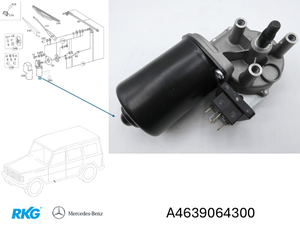 Wischermotor G-Modell W461, W463, W464 *A4639064300* Original Mercedes-Benz-1 1