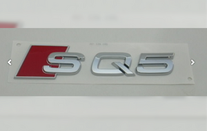 Original Audi SQ5 Schriftzug Heckklappe chrom-1 1