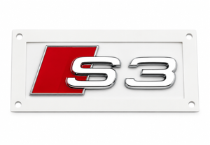 Original Audi S3 Schriftzug Emblem chrom für A3 S3 8L 8V-1 1