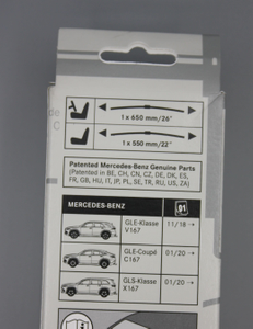 Original Mercedes-Benz Wischerblatt-Satz-vorne R-Klasse W251 / M-Klasse W164-6 3