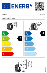 Kumho Ecsta HS52 205/45 R17 88V Demo-Reifen-1 1