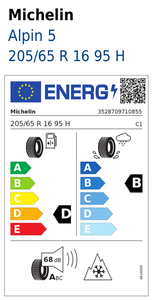 Michelin Alpin 5 205/65 R16 95H Winterreifen-1 1
