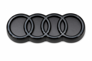 Original Audi Ringe Black Edition Kühlergrill Emblem für A3 S3 RS3 8Y Facelift-2 1