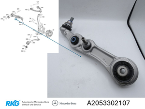 Original Mercedes-Benz Federlenker links. C-Klasse W205, E-Klasse W213, W238, CLS W257-2 1