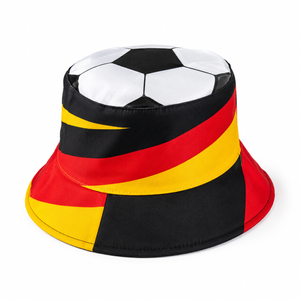 WM Hut Deutschland – Wendbarer Fanhut mit Fußball-Design-1 1