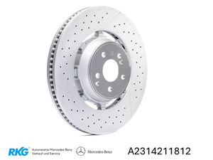 Bremsscheiben-Satz vorne (2 Stck.). C63, E63, SL63, GLC 63, GT63 *A2314211812*-1 1