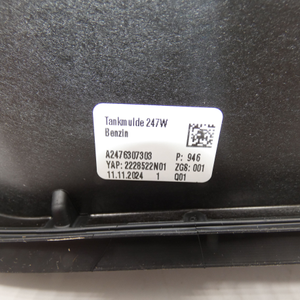 Tankeinfüllmulde Kotflügel hinten links. B-Klasse W247 *A2476307303* Original MB-6 6