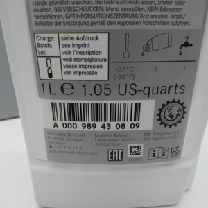 Korrosions- / Frostschutzmittel MB-Freigabe 325.7 (1000ml.) *A0009894308*-3 3