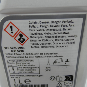 Korrosions- / Frostschutzmittel MB-Freigabe 325.6 (1000ml.) *A0009894911*-4 4