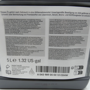 Hypoid Getriebeöl 235.31 (5 Liter) A990989670013ADHW-5 5