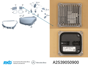 Spannungswandler LED Scheinwerfer.. SLK R172, GLC W253 *A2539050900*-1 1