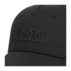 Original Audi Ringe Cap Schwarz Unisex 55–59 cm Polyester Baumwolle-3 3
